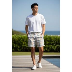Chubbies Mens Size Medium Everywear Shorts 8" Inseam The Breaking Plaids